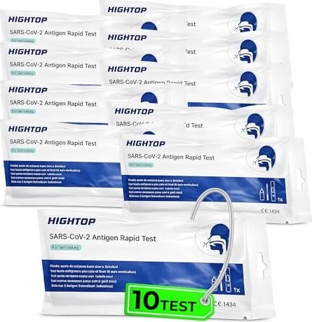 Hightop Rapid SARS-CoV-2 Antigen Schnelltest, 10 Stück