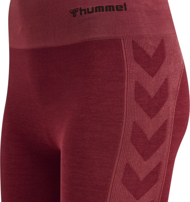 hummel CLEA Seamless Tight Hose lang cabernet (Damen)