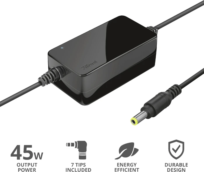 Trust Primo Notebook Power Adapter, 45W