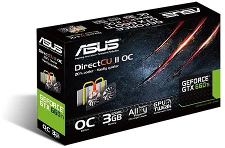 ASUS GeForce GTX 660 Ti, GTX660 TI-DC2OC-3GD5, 3GB GDDR5, 2x DVI, HDMI, DP