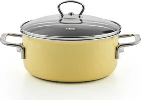 Riess Bratentopf mit Glasdeckel 20cm lemon