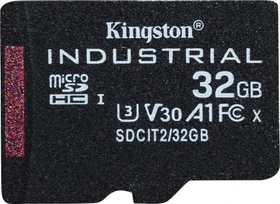 Kingston Industrial Temperature Gen2 R100 32GB, UHS-I U3, A1, Class 10