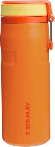 Stanley Iceflow Twist Flip Isolierflasche 470ml goldenrod coral