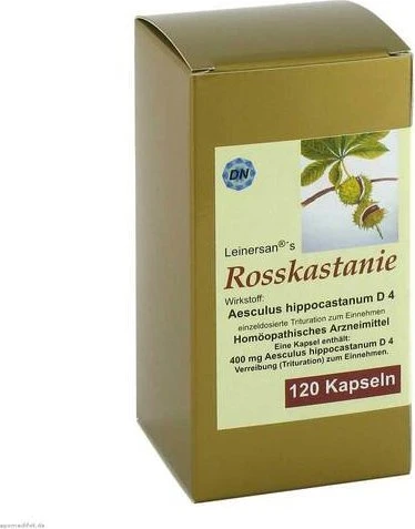 Diamant Natuur Rosskastanie Kapseln, 120 Stück