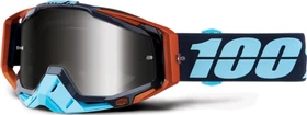 100% Racecraft Schutzbrille ergono/mirror silver lens