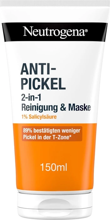 Neutrogena Anti-Pickel 2-in-1 Reinigung und Maske, 150ml