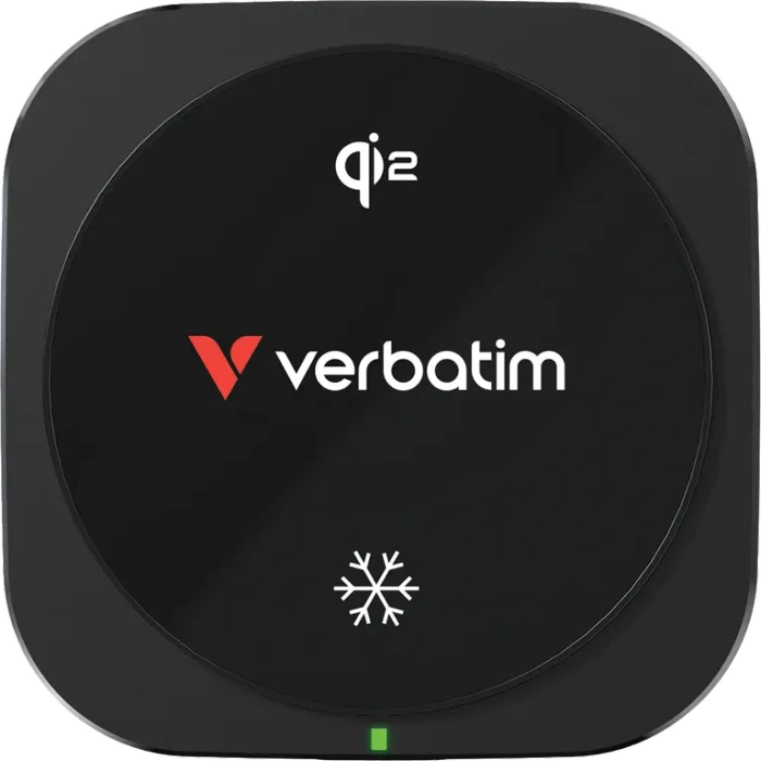 Verbatim Charge 'n' Drive Autoladegerät Qi2 magnetisch schwarz