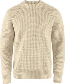 Fjällräven Övik Waffle Knit Strickpullover light beige (Herren)