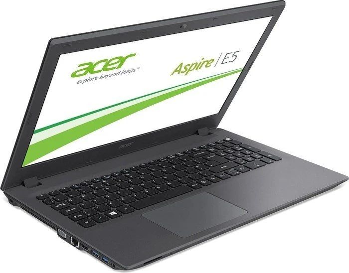 Acer Aspire E5-573-346E, grau, Core i3-5005U, 4GB RAM, 256GB SSD, DE