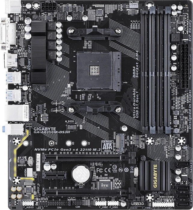 GIGABYTE GA-AB350M-DS3H (AMD AM4)