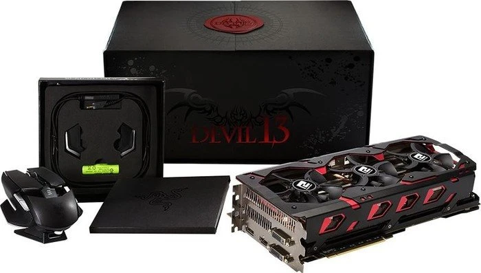 PowerColor Radeon R9 290X2 Devil 13, 2x 4GB GDDR5, 2x DVI, HDMI, DP