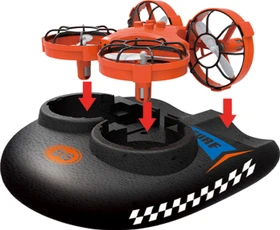 Amewi Trix 3in1 Drohne Luftkissenfahrzeug orange