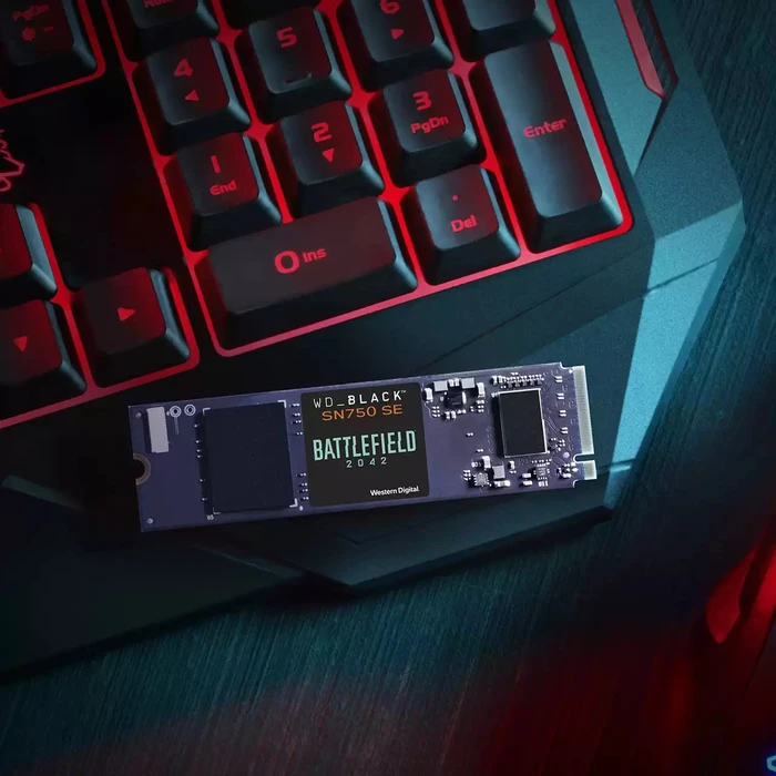 Western Digital WD_BLACK SN750 SE NVMe SSD - Special Edition Battlefield 2042 1TB, M.2 2280 / M-Key / PCIe 4.0 x4
