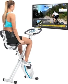 Skandika Foldaway X-1000 Plus Indoor Cycle weiß/blau