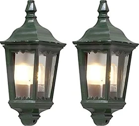 Konstsmide Firenze Halbschale 25cm Wandleuchte grün