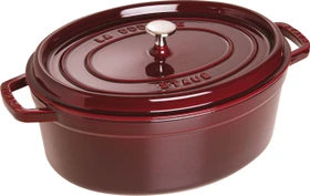Zwilling Staub Cocotte Schmortopf oval 40x33cm 6.7l grenadine