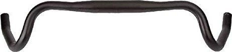 Ergotec Gravel 31.8mm/0mm/0° up/21° back Rennrad Lenker 110mm/76mm 620mm schwarz