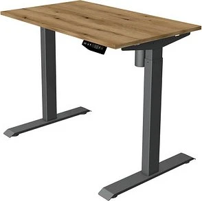 Kerkmann Move 1 elektrisch höhenverstellbarer Sitz-Steh-Schreibtisch 100x60cm Eiche/anthrazit