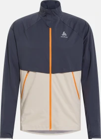 Odlo Zeroweight Pro Warm Laufjacke silver cloud/india ink (Herren)