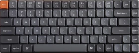 Keychron K3 Max, grau, LEDs RGB, Gateron LOW PROFILE 2.0 RED, USB/Bluetooth, US (K3M-B1-US)