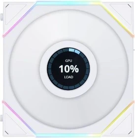 Lian Li Uni Fan TL LCD 120 RGB Reverse Blade, weiß, 120mm