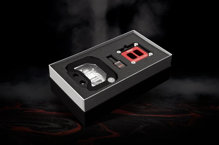 EK Water Blocks Quantum Line EK-Quantum Velocity² Direct Die D-RGB AMD Ryzen Signature Edition, AM5, Nickel Acryl