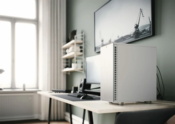 Fractal Design Define 7 Compact White Solid, schallgedämmt
