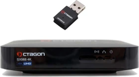 Octagon SX988 4K UHD mit 300MBit/s WLAN-Stick