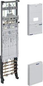 Hager Komplettfeld, univers Z, 2 Zählerplätze, BKE-I, H=1050mm, 1-feldig