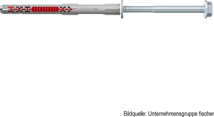 fischer DuoXpand 8x120 FUS K (4) Schrauben/Dübel-Sortiment, 4 Stück