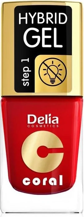 Delia Cosmetics Coral Hybrid Gel Nagellack Nr. 01, 11ml