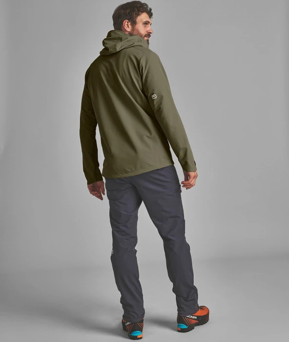 Ortovox Seceda Softshell Funktionsjacke dark wild herbs (Herren)