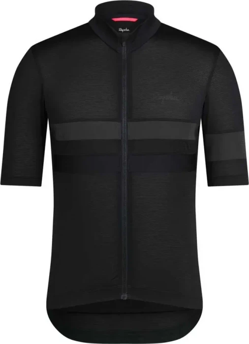 Rapha Brevet Lightweight Trikot kurzarm schwarz (Herren)