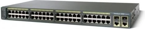 Cisco Catalyst 2960 LAN Lite Rackmount Managed Switch, 50x RJ-45, 2x SFP, 370W PoE