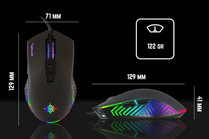 Inca IMG-GT17 RGB Gaming Mouse, USB