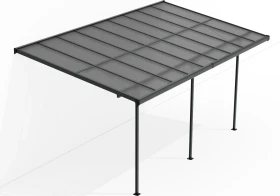 Juskys Borneo Terrassenüberdachung 5.5x3m anthrazit