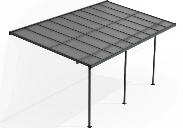 Juskys Borneo Terrassenüberdachung anthrazit