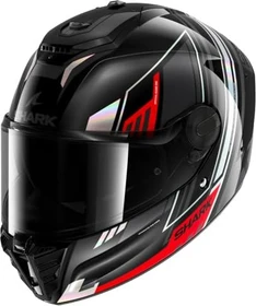 Shark Spartan RS schwarz/grau/silber/rot