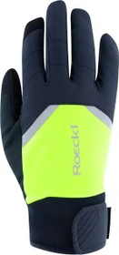 Roeckl Rienz GTX Fahrradhandschuhe dress black/fluo yellow