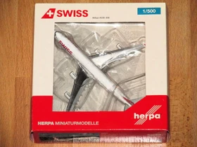 Herpa Swiss International Air Lines Airbus A340-300 - HB-JMH Chur