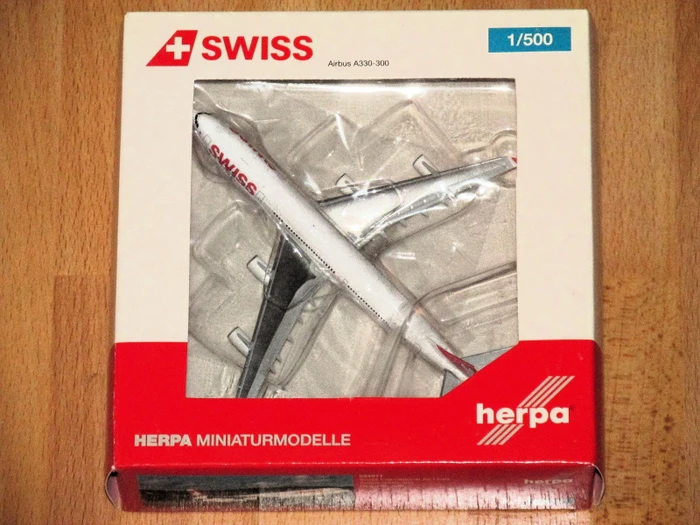 Herpa Swiss International Air Lines Airbus A340-300 - HB-JMH Chur