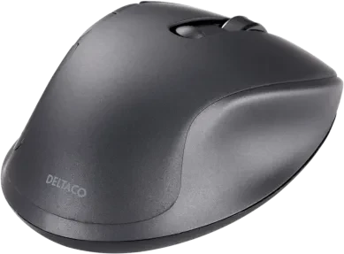 Deltaco Silent Bluetooth Office Mouse schwarz, Bluetooth