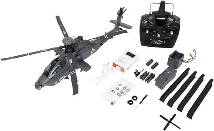 Amewi Apache AH-64D CP Helikopter 6G/3D RTF grau