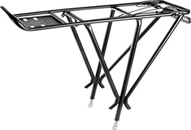 XLC Alu Hinterrad Gepäckträger silber