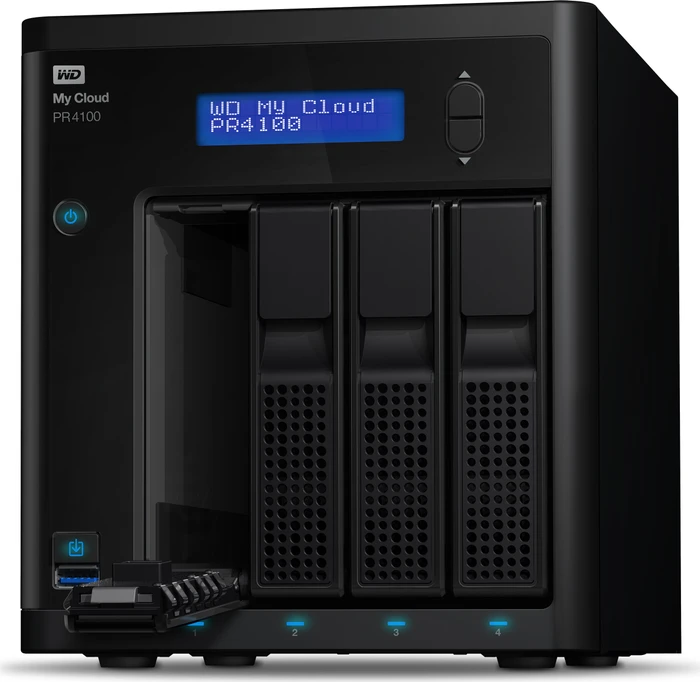 Western Digital My Cloud Pro PR4100, 4GB RAM, 2x RJ-45 1000Base-T, 3x USB-A 3.0