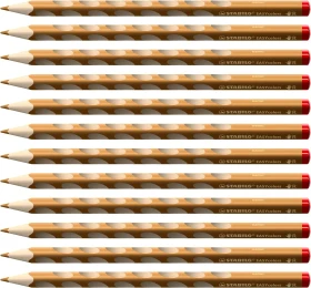 STABILO EASYcolors Buntstift ocker dunkel, Rechtshänder, 12er-Pack