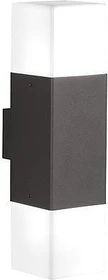 Trio Hudson Wandleuchte 2-flammig anthrazit