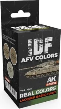 AK-Interactive 2nd Gen Real Colors IDF AFV Colors Farbset, 3-tlg.