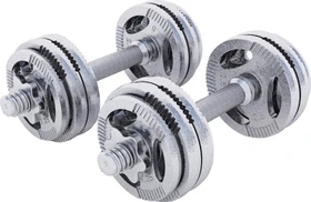 Gorilla Sports Gusseisen Gripper Kurzhanteln Sternverschluss Hantelstangen Set 30kg