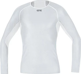 Gore Wear M Gore Windstopper Base Layer Funktionsshirt langarm light grey/white (Herren)